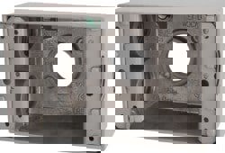 Electrical Outlet Box: Aluminum, Rectangle, 4-9/16